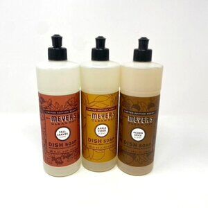 Mrs. Meyers Clean Day 3 Dish Soap Fall Edition 16 Fl Oz Leaves Apple Acorn